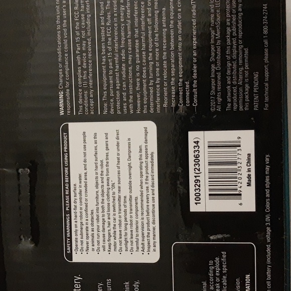 Sharper Image Infrared Control RC Wireless Battle Spacebot Mini Robot SEALED - Picture 4 of 14